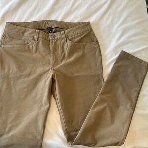 MENS LULULEMON Stylish Tan Skinny Jeans